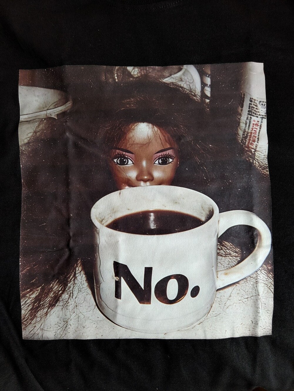 No. Graphic Short Sleeve Tee - Black